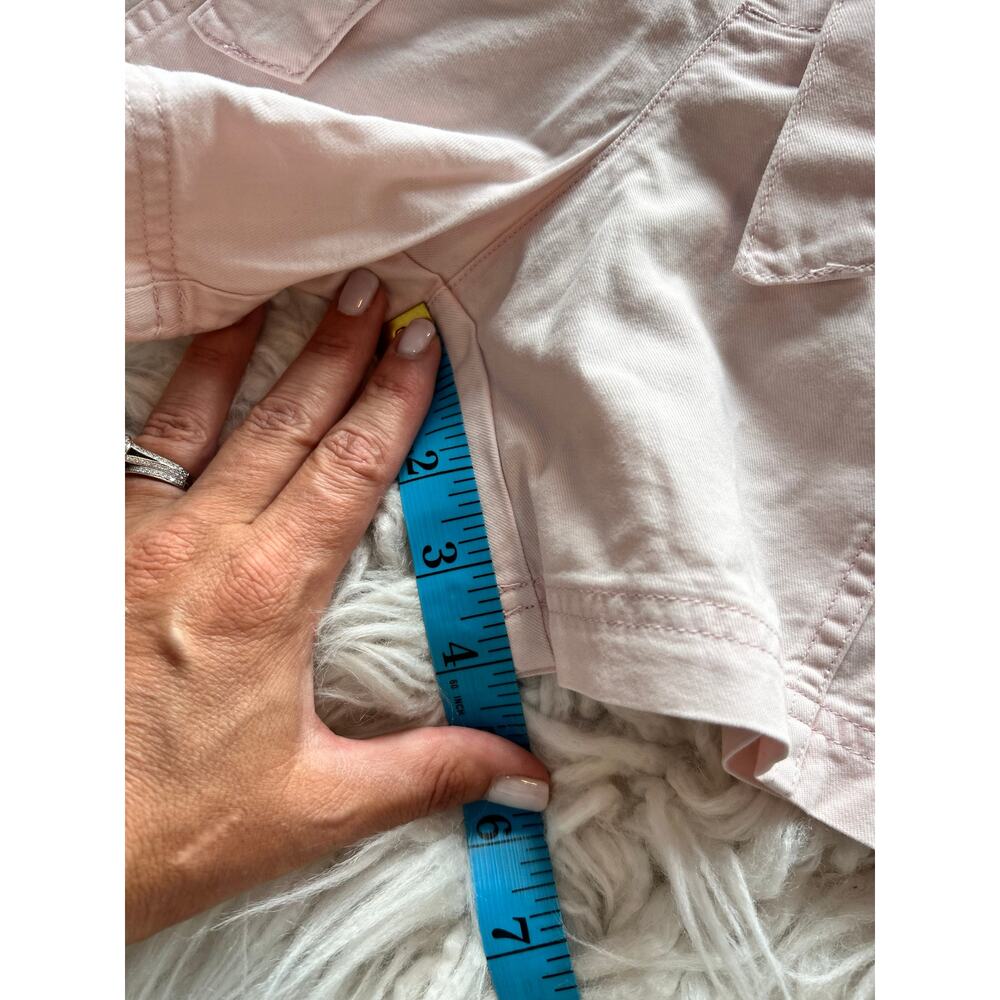 Abercrombie Kids Girls Tie Waist Twill Shorts Casual Light Pink Size 15/16 - Picture 11 of 12